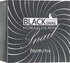 Kup Hydrożelowe płatki pod oczy z mucyną czarnego ślimaka - FarmStay Black Snail Hydrogel Eye Patch