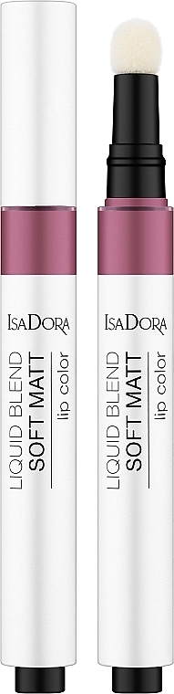 Matowa szminka w płynie - IsaDora Liquid Blend Soft Matte Lip Color — Zdjęcie N1