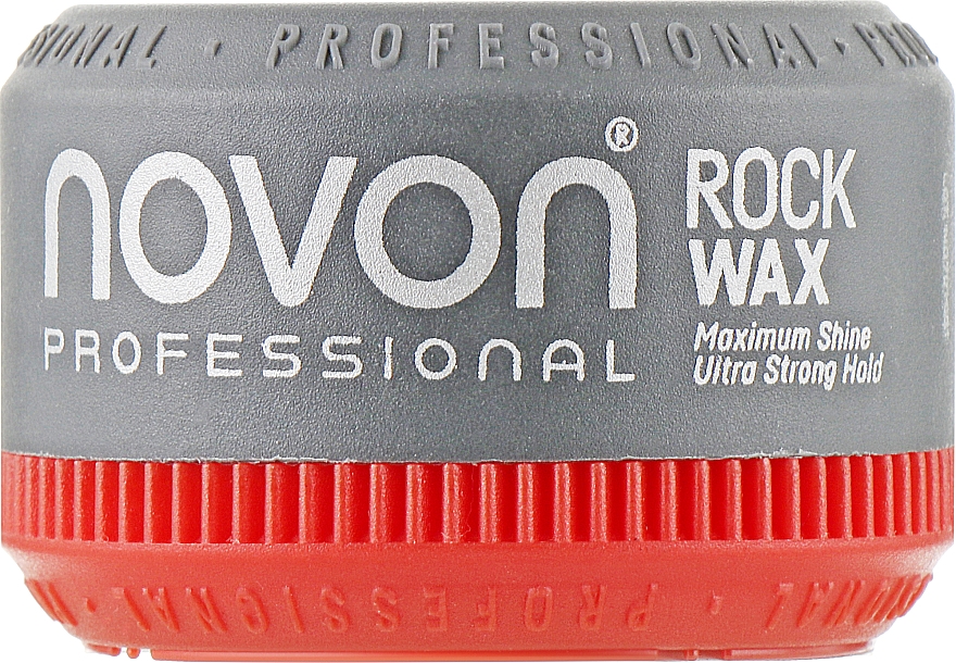 Ultra mocna pomada do włosów - Novon Professional Rock Wax Ultra Strong Hold — Zdjęcie N1