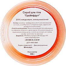 Grejpfrutowy peeling do ciała - Soap Stories Cosmetics — Zdjęcie N2