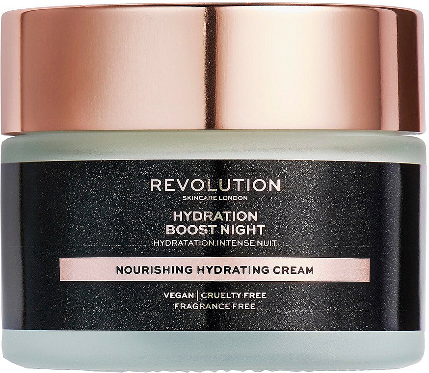 Nawilżający krem do twarzy na noc - Revolution Skincare Hydration Boost Night Cream — Zdjęcie N1
