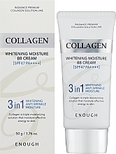 Krem BB z kolagenem morskim	 - Enough Collagen 3 in1 Whitening Moisture BB Cream SPF47 PA+++ — Zdjęcie N2