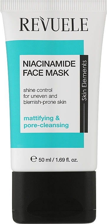 Maseczka do twarzy z niacynamidem - Revuele Niacinamide Face Mask — Zdjęcie N1