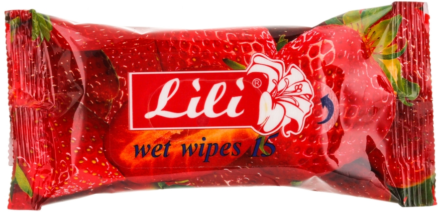 Chusteczki nawilżające o zapachu truskawki - Lili 