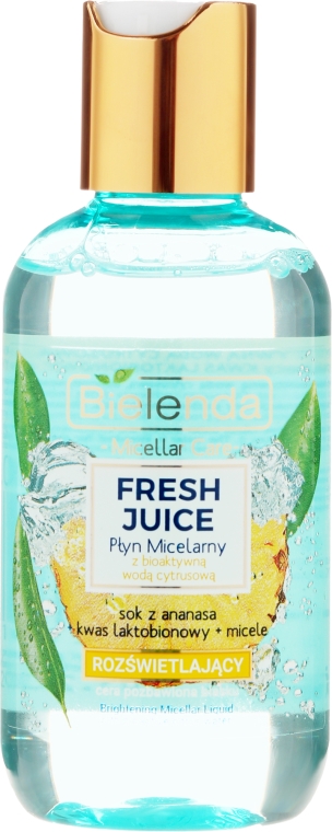Rozświetlający płyn micelarny z bioaktywną wodą cytrusową - Bielenda Fresh Juice — Zdjęcie N1