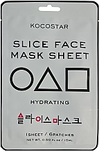 Kup Maska w płachcie na twarz - Kocostar Slice Face Mask Sheet Hydrating