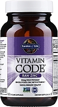 Kup Suplement diety Cynk z witaminą C - Garden of Life Vitamin Code Raw Zinc