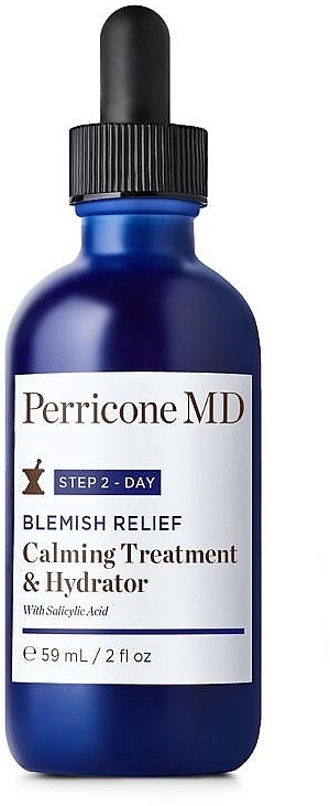 Kojąco-nawilżający zabieg do twarzy - Perricone Md Blemish Relief Calming Treatment And Hydrator — Zdjęcie N1