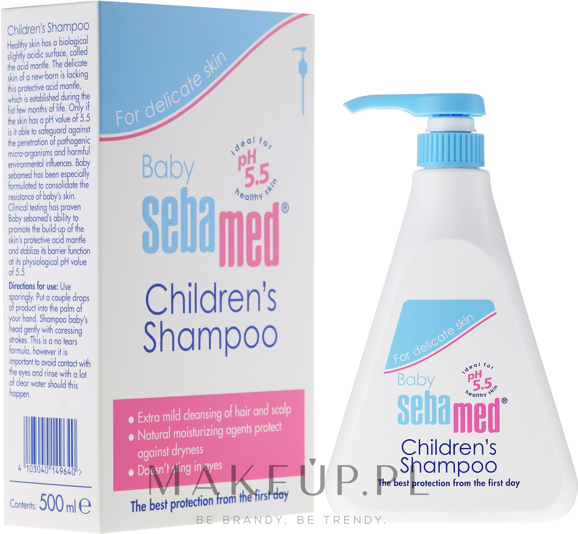 PRZECENA! Szampon do włosów dla dzieci - Sebamed Baby Shampoo * — Zdjęcie 500 ml