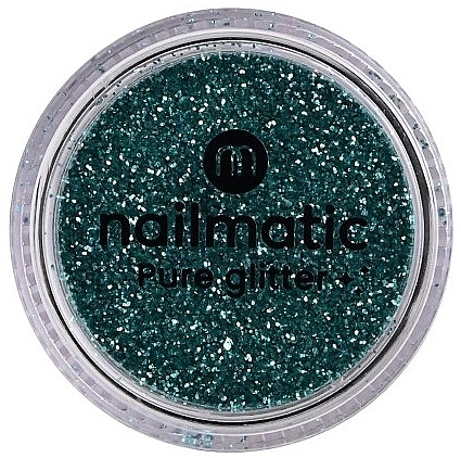 Brokat do zdobienia paznokci - Nailmatic Pure Glitter Small Turquoise Glitter — Zdjęcie N1