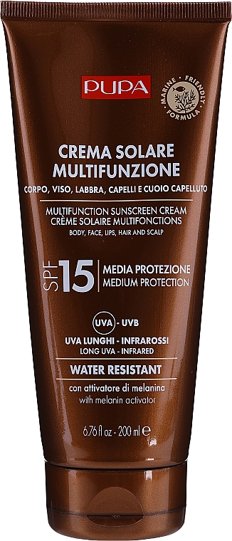 Nawilżający krem ​​przeciwsłoneczny SPF 15 - Pupa Multifunction Sunscreen Cream — Zdjęcie N3