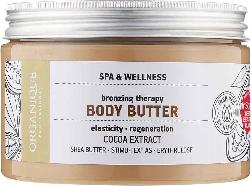 Czekoladowe masło brązujące do ciała - Organique Spa Therapie Chocolate Bronzing Body Butter — Zdjęcie N3