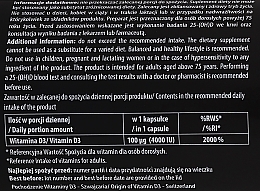 Witamina D3 4000 IU - Intenson Vitamin D3 — Zdjęcie N2