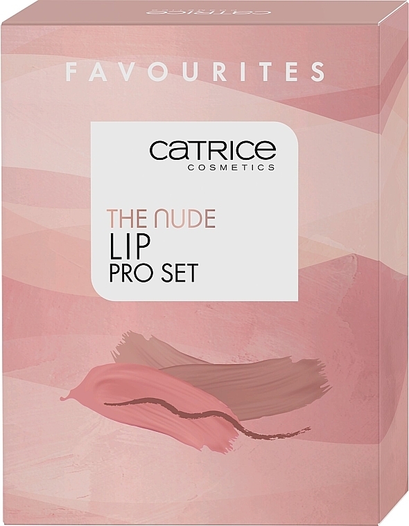 Zestaw do makijażu ust - Catrice The Nude Lip PRO Set (l/booster/3.5ml + l/liner/0.3g + lipstick/3.5g) — Zdjęcie N3