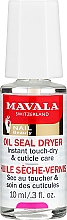 Olejowa odżywka przyspieszająca schnięcie lakieru do paznokci - Mavala Oil Seal Dryer — Zdjęcie N1