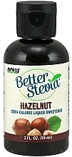 Słodzik w płynie Orzech laskowy - Now Foods Better Stevia Liquid Hazelnut — Zdjęcie N1