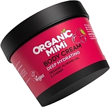 Kup Głęboko nawilżający krem do ciała z migdałami i wiśnią - Organic Mimi Body Cream Deep Hydrating Almond & Cherry