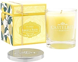 Kup PRZECENA! Świeca zapachowa - Castelbel Lemon & Sage Candle *