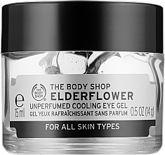 Nieperfumowany chłodzący żel pod oczy Czarny bez - The Body Shop Elder Flower Unperfumed Cooling Eye Gel — Zdjęcie N1