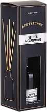 Dyfuzor zapachowy - Paddywax Apothecary Glass Reed Diffuser Vetiver & Cardamom — Zdjęcie N3