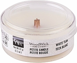 Świeca zapachowa - WoodWick White Teak Scented Candle — Zdjęcie N1