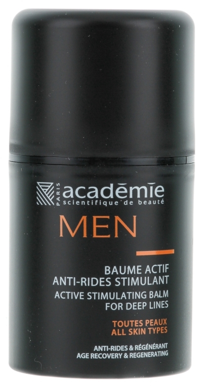 Aktywny balsam przeciwzmarszczkowo-stymulujący dla mężczyzn - Académie Men Active Stimulating Balm For Deep Lines — Zdjęcie N2
