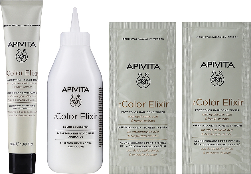 Farba do włosów - Apivita My Color Elixir Permanent Hair Color — Zdjęcie N2