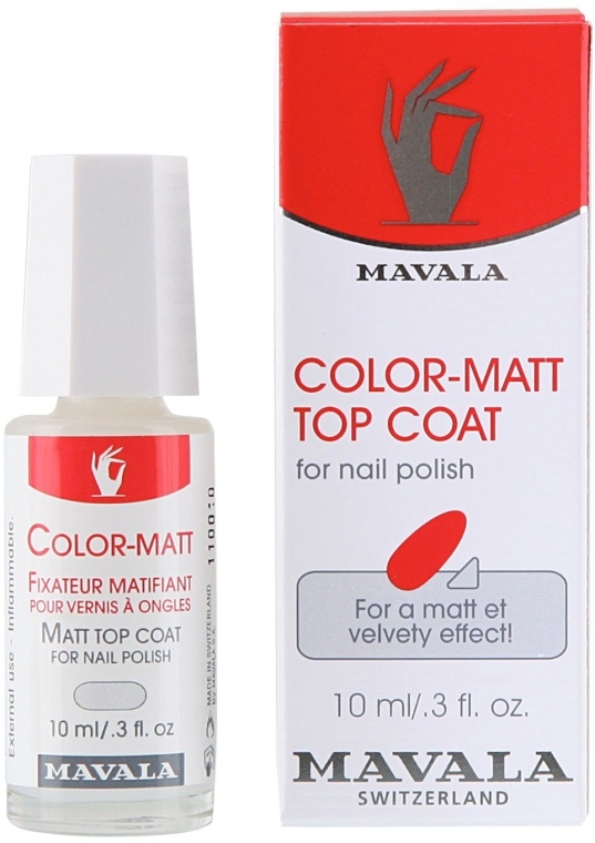 Matowy top coat - Mavala Color-Matt Top Coat