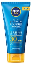 Ochronny żel-krem do opalania SPF 30 - Nivea Sun Protect & Dry Touch Non-Greasy Cream-Gel  — Zdjęcie N1