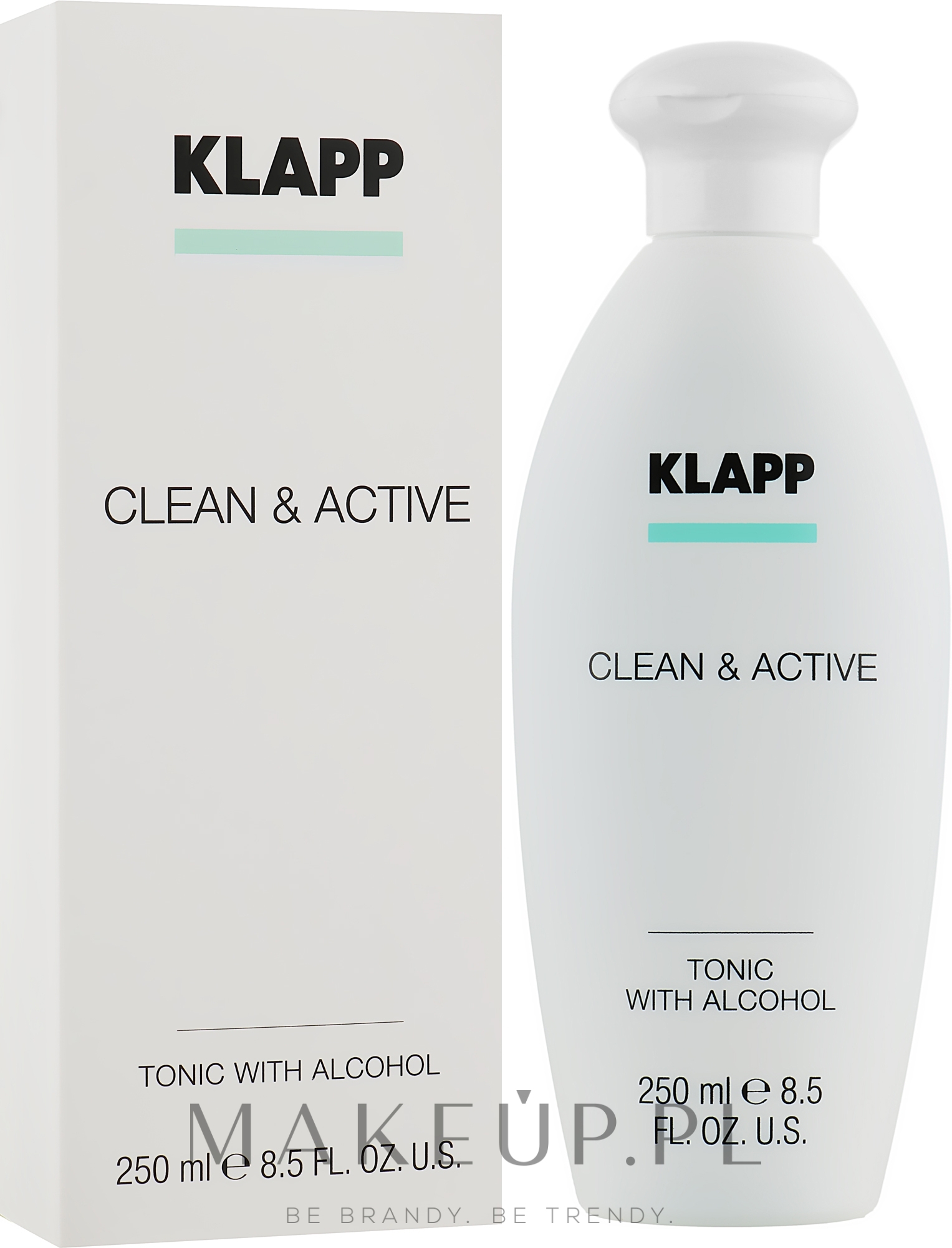 Tonik do twarzy - Klapp Clean & Active Tonic with Alcohol — Zdjęcie 250 ml