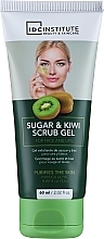 Żel peelingujący do twarzy z cukrem i owocami kiwi - IDC Institute Sugar & Kiwi Scrub Gel — Zdjęcie N1