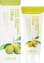 Krem do rąk z oliwą z oliwek - Lebelage Daily Moisturizing Olive Hand Cream — Zdjęcie N2