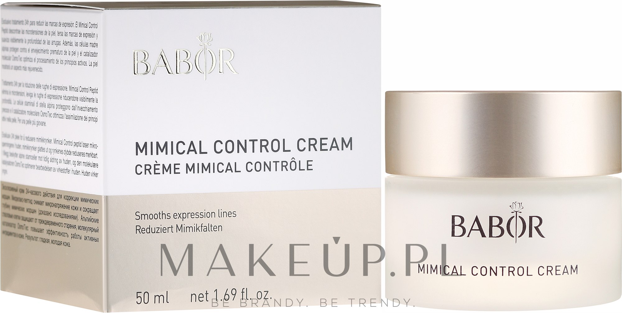 Krem-kontrola zmarszczek mimicznych - Babor Mimical Control Cream — Zdjęcie 50 ml