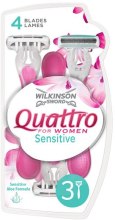 Kup Maszynki do golenia dla kobiet - Wilkinson Sword Quattro For Women Sensitive