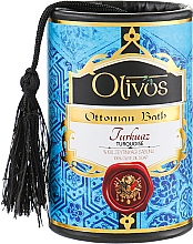 Kup 100% naturalne mydła oliwkowe w ozdobnej puszce Turkus - Olivos Perfumes Ottaman Bath Turquosi (soap 2 x 100 g)