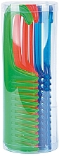 Zestaw grzebieni do włosów z haczykiem, 12 sztuk - Bifull Professional Bottle Combs Hook Shower (12 szt.) — Zdjęcie N1