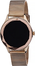 Kup Smartwatch damski, złoty, stalowy - Garett Smartwatch Women Elise Gold Steel