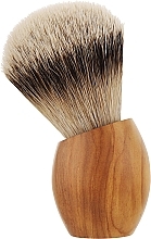 Kup Pędzel do golenia, drewniany uchwyt - Acca Kappa Ercole Olive Wood Shaving Brush