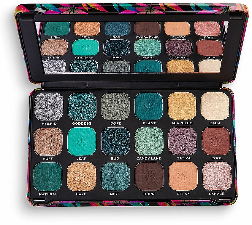 Paleta cieni do powiek - Makeup Revolution Forever Flawless Chilled Eyeshadow Palette — Zdjęcie N3