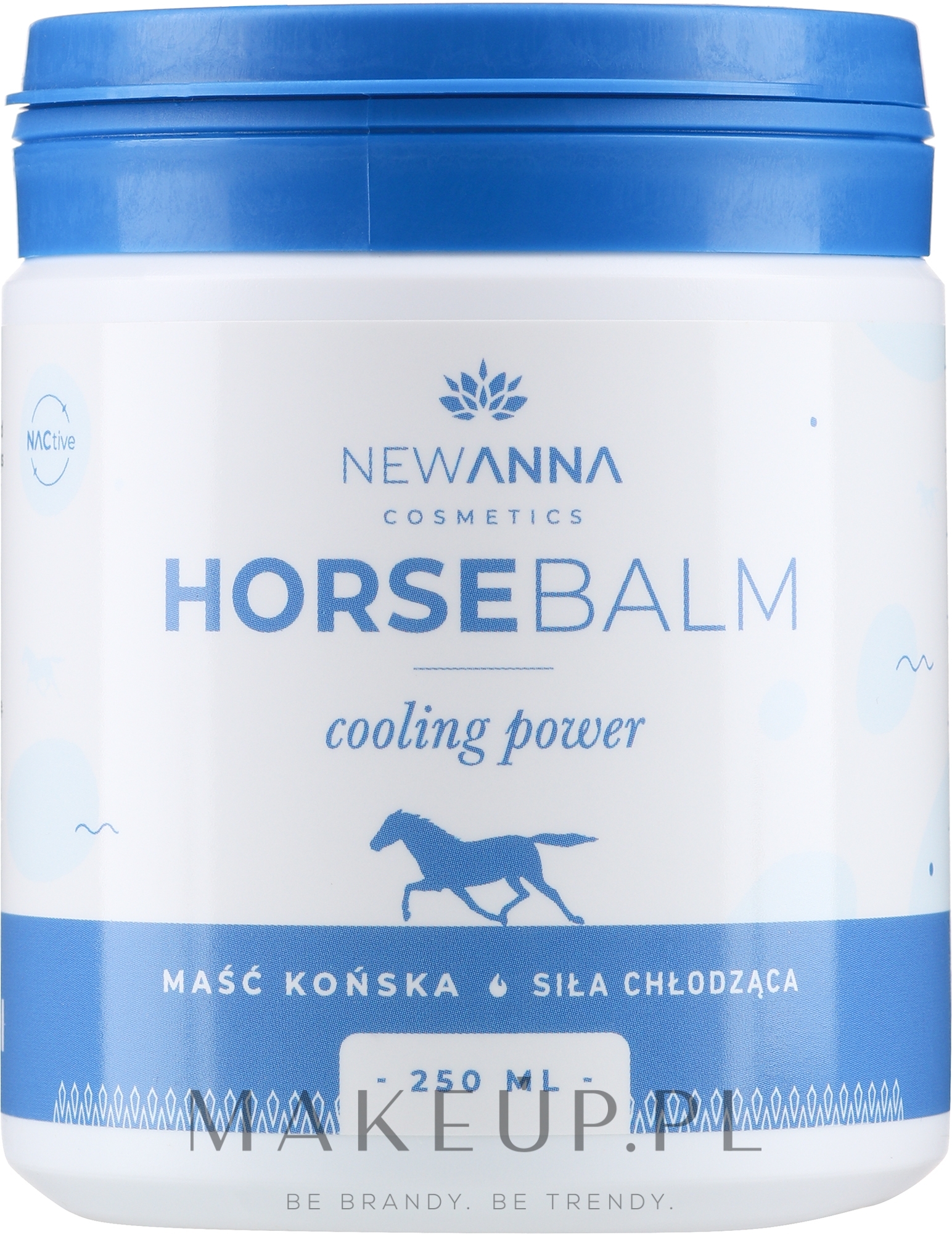 Maść końska Chłodząca - New Anna Cosmetics Horse Balm Cooling Power — Zdjęcie 250 ml