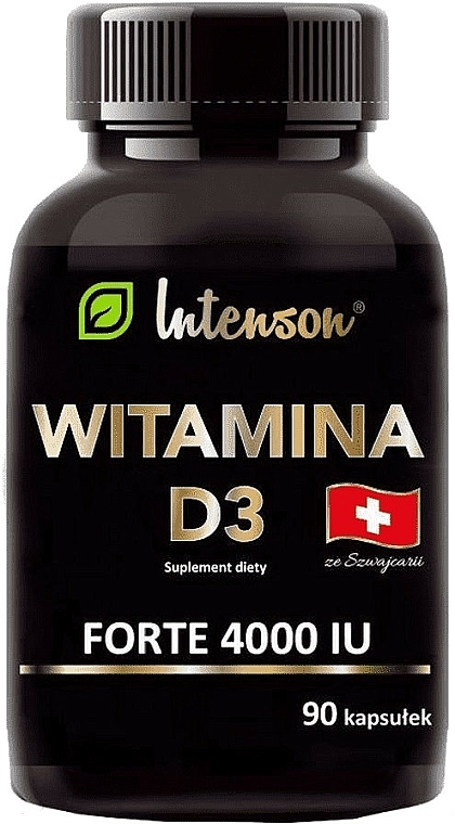 Witamina D3 4000 IU - Intenson Vitamin D3 — Zdjęcie N1