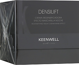Kup Krem na noc - Keenwell Densilift Redensifiying Night Cream Mask Effect