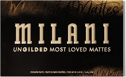 Paletka cieni do powiek - Milani Ungilded Most Loved Mattes Eyeshadow Palette — Zdjęcie N1
