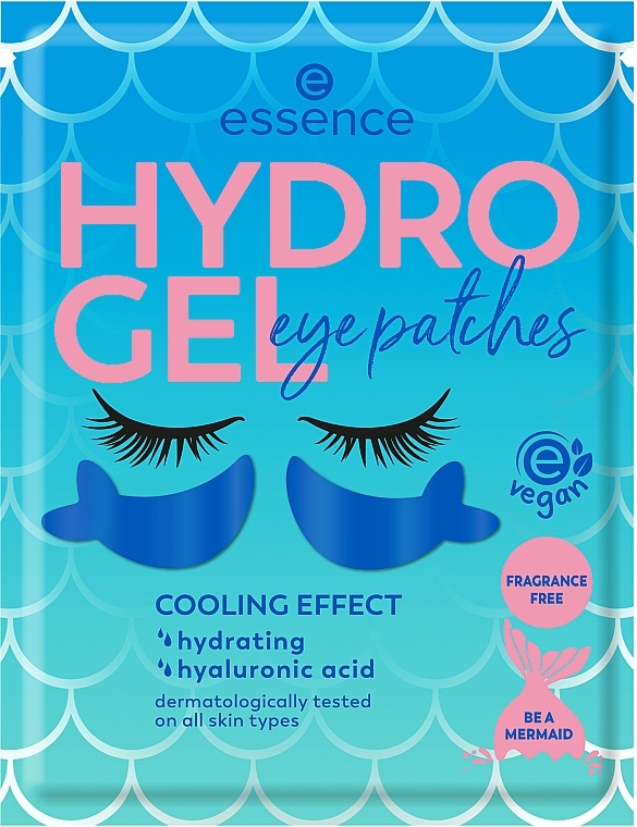 Płatki pod oczy z kwasem hialuronowym i witaminą C - Essence Hydro Gel Eye Patches — Zdjęcie N1