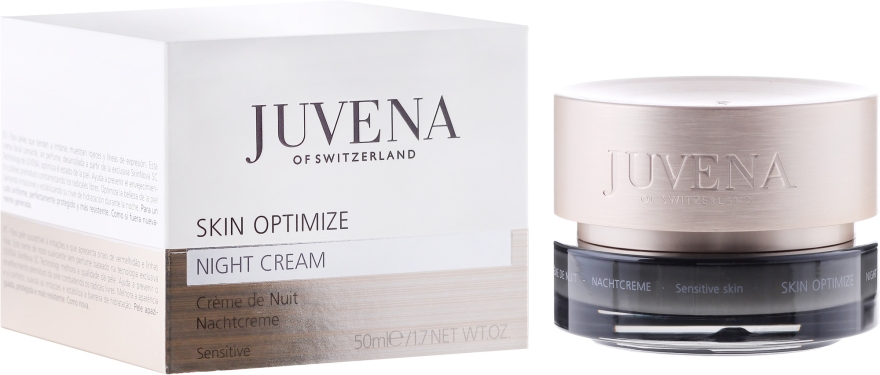 Krem do twarzy na noc do skóry wrażliwej - Juvena Skin Optimize Night Cream Sensitive Skin — Zdjęcie N1