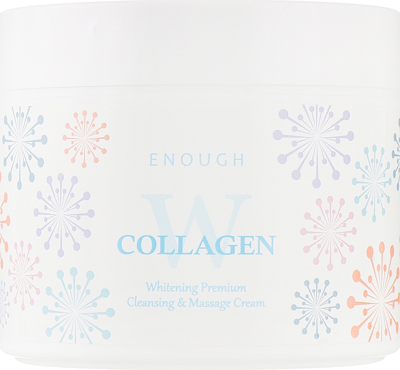 Rozjaśniający kolagenowy krem do masażu ciała - Enough W Collagen Whitening Premium Cleansing & Massage Cream — Zdjęcie N2