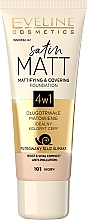 Kup Matująco-kryjący podkład do twarzy - Eveline Cosmetics Satin Matt Mattifying Foundation