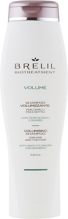 Szampon dodający objętości włosom cienkim - Brelil Bio Treatment Volume Shampoo