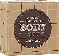 Kup Wielofunkcyjne mydło w kostce z miodem manuka i czekoladą do twarzy i ciała - Klairs Body Manuka Honey & Choco Body Soap