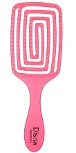 Kup Prostokątna szczotka do włosów, 23 cm, różowa - Disna Beauty4U Puzzle Brush